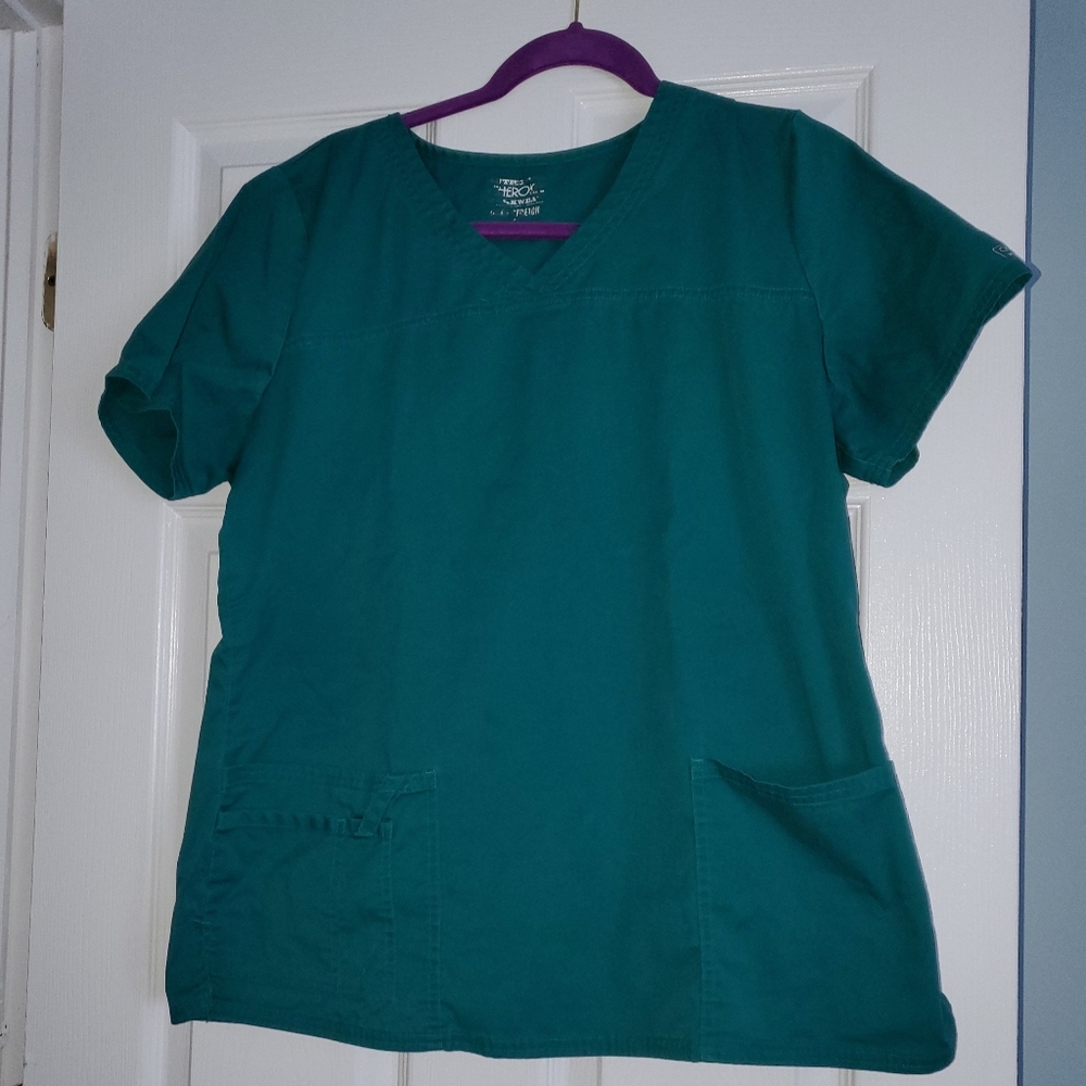 Hunter green Cherokee scrubs